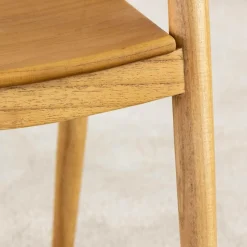Made in Meubles Chaise en bois de teck June (lot de 2)