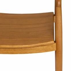 Made in Meubles Chaise en bois de teck June (lot de 2)