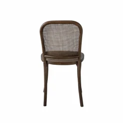 Made in Meubles Chaise en bois d'orme et cannage Luzian (lot de 2)
