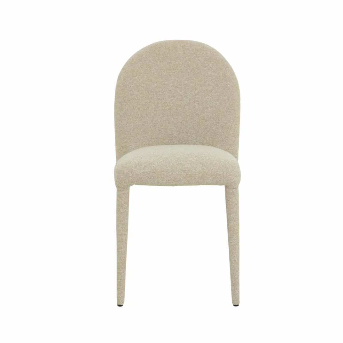 Made in Meubles Chaise intégralement en tissu écru Doris (lot de 2)
