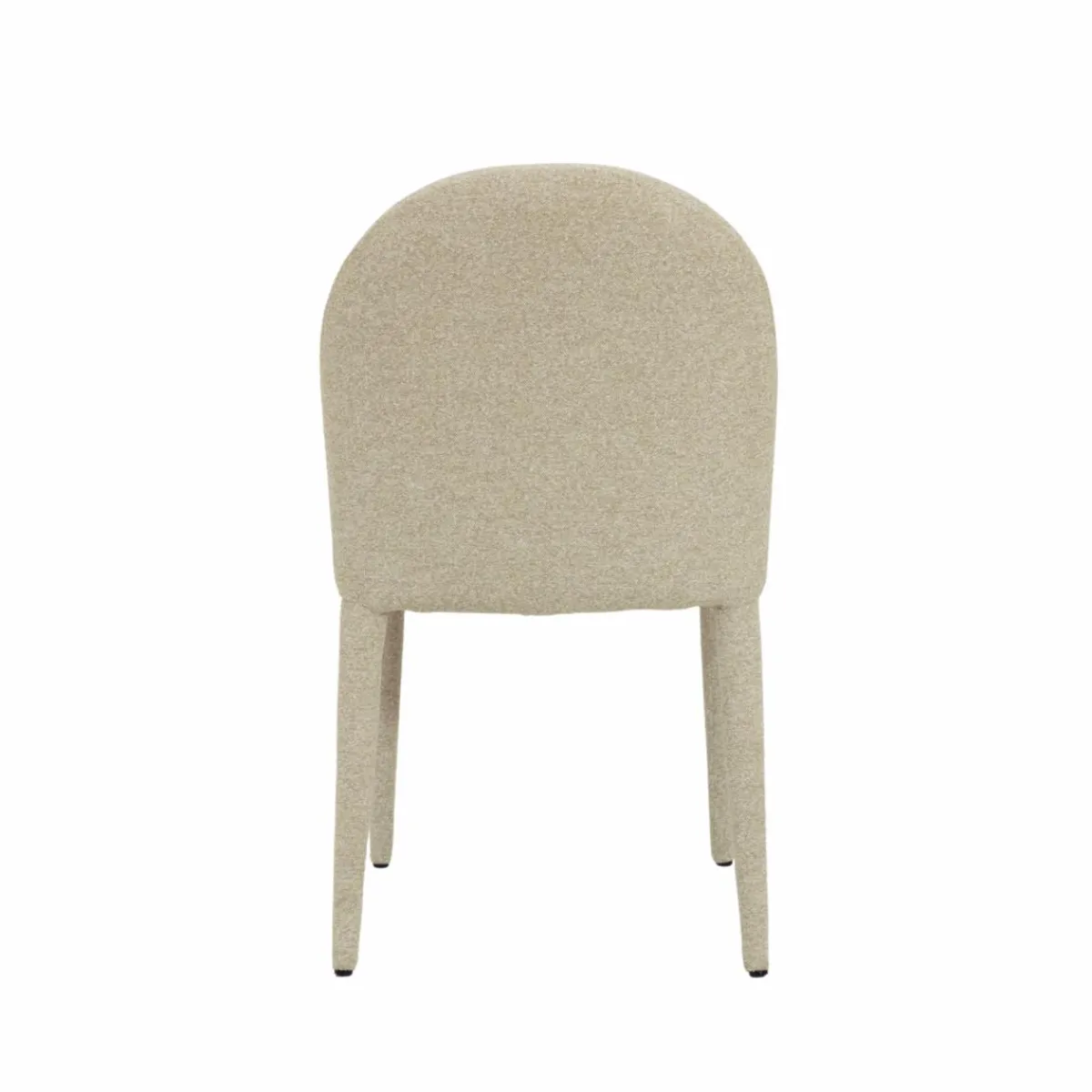 Made in Meubles Chaise intégralement en tissu écru Doris (lot de 2)