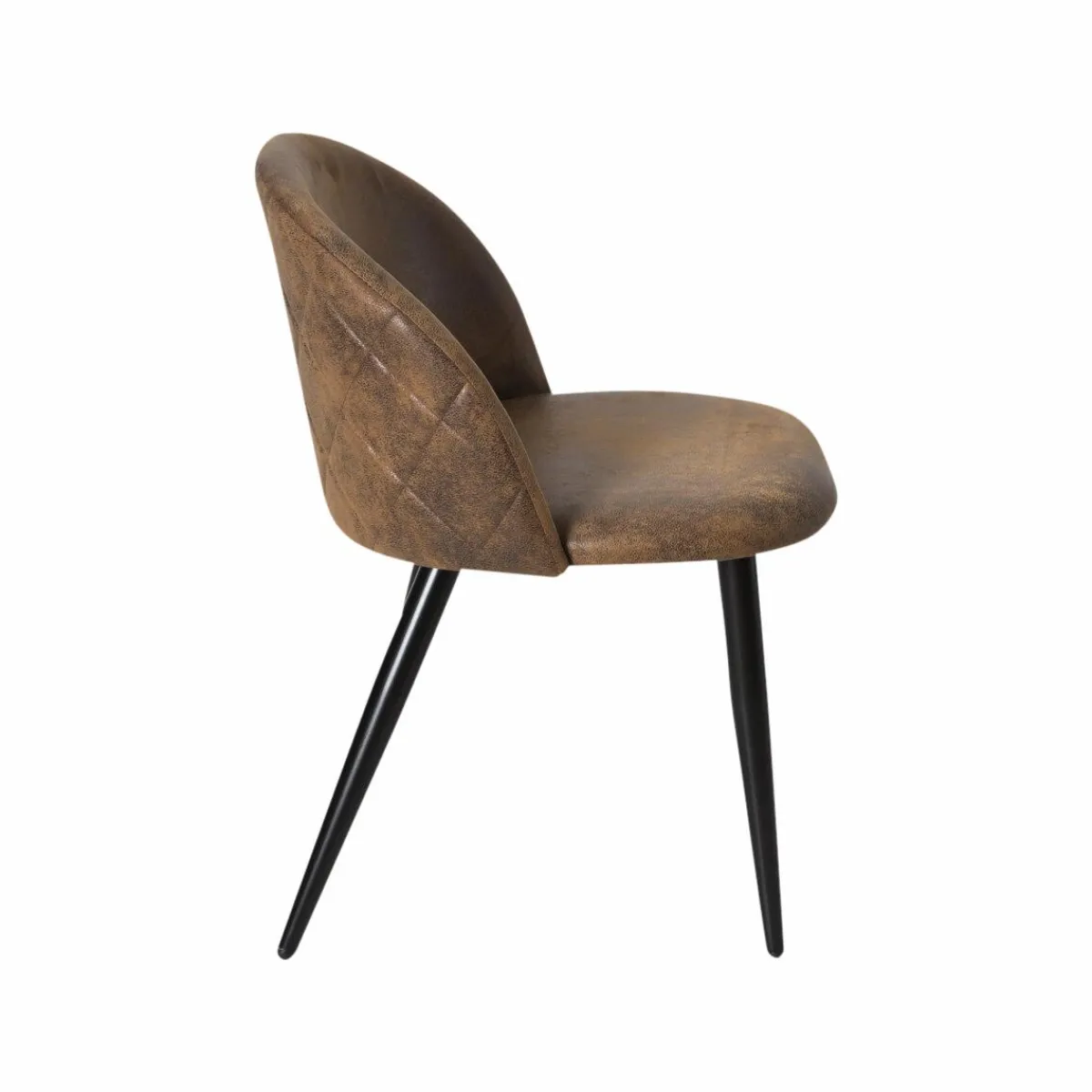 Made in Meubles Chaise marron chocolat Jasmine (lot de 2)