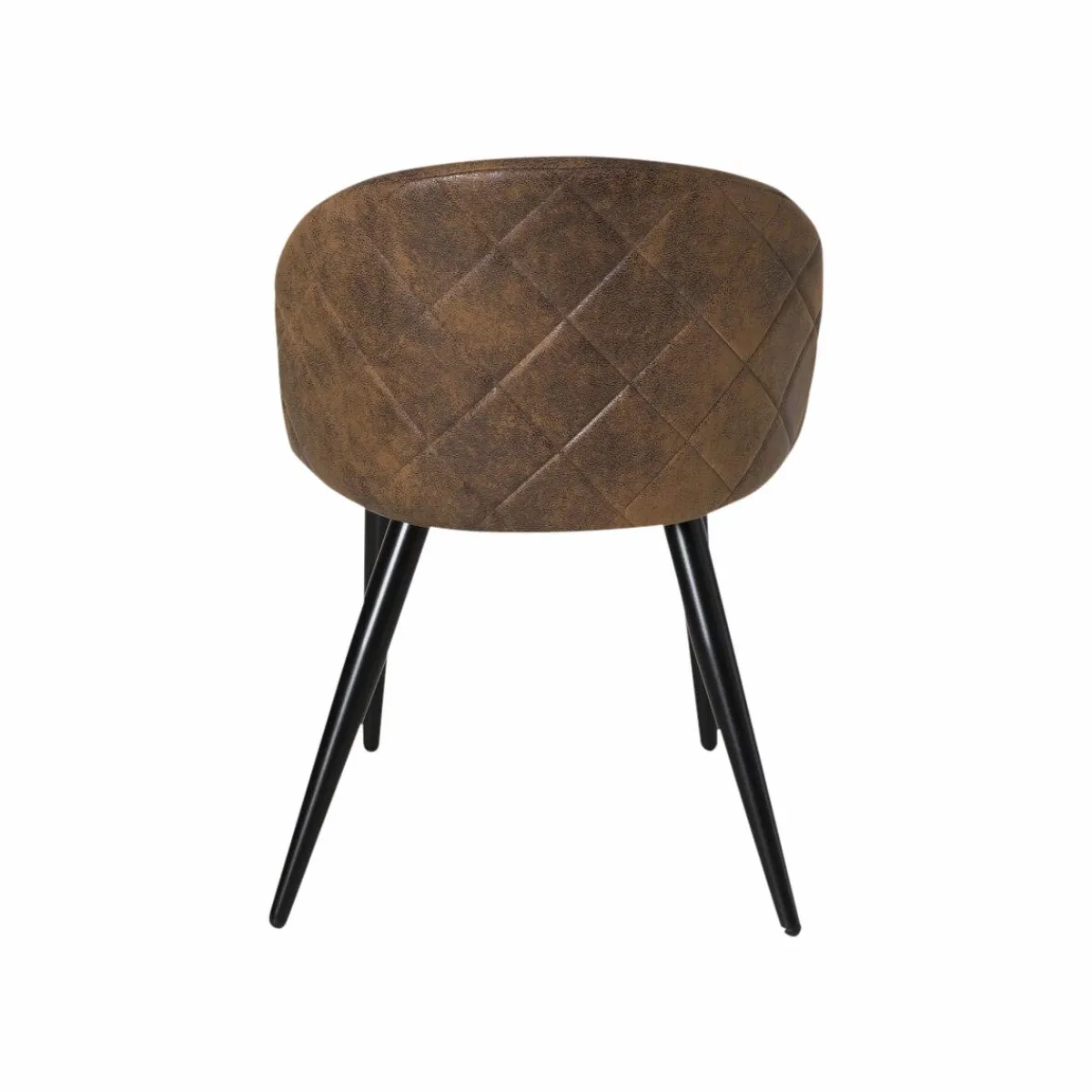 Made in Meubles Chaise marron chocolat Jasmine (lot de 2)
