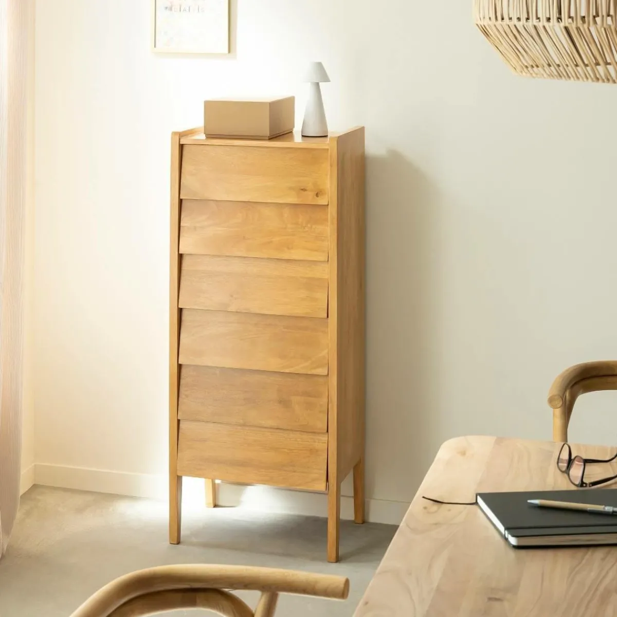 Made in Meubles Chiffonnier en bois de manguier Hera