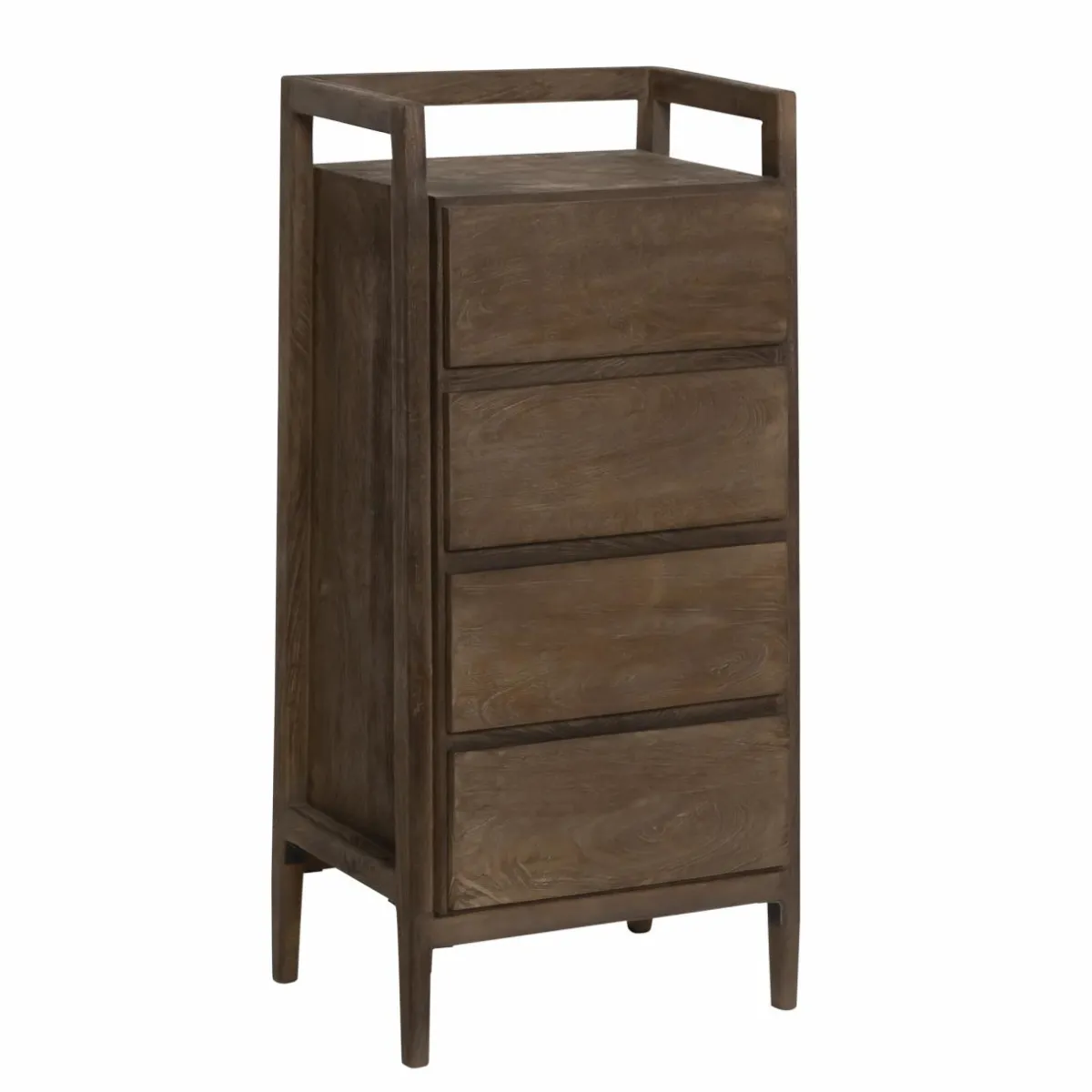 Made in Meubles Chiffonnier en bois de manguier marron Emile