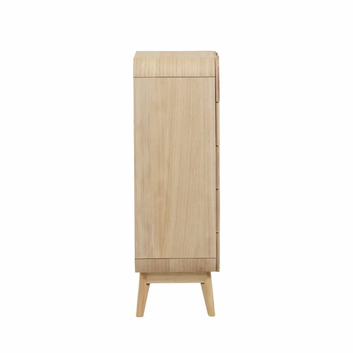Made in Meubles Chiffonnier en bois de paulownia Nilo