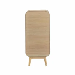 Made in Meubles Chiffonnier en bois de paulownia Nilo