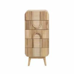 Made in Meubles Chiffonnier en bois de paulownia Nilo