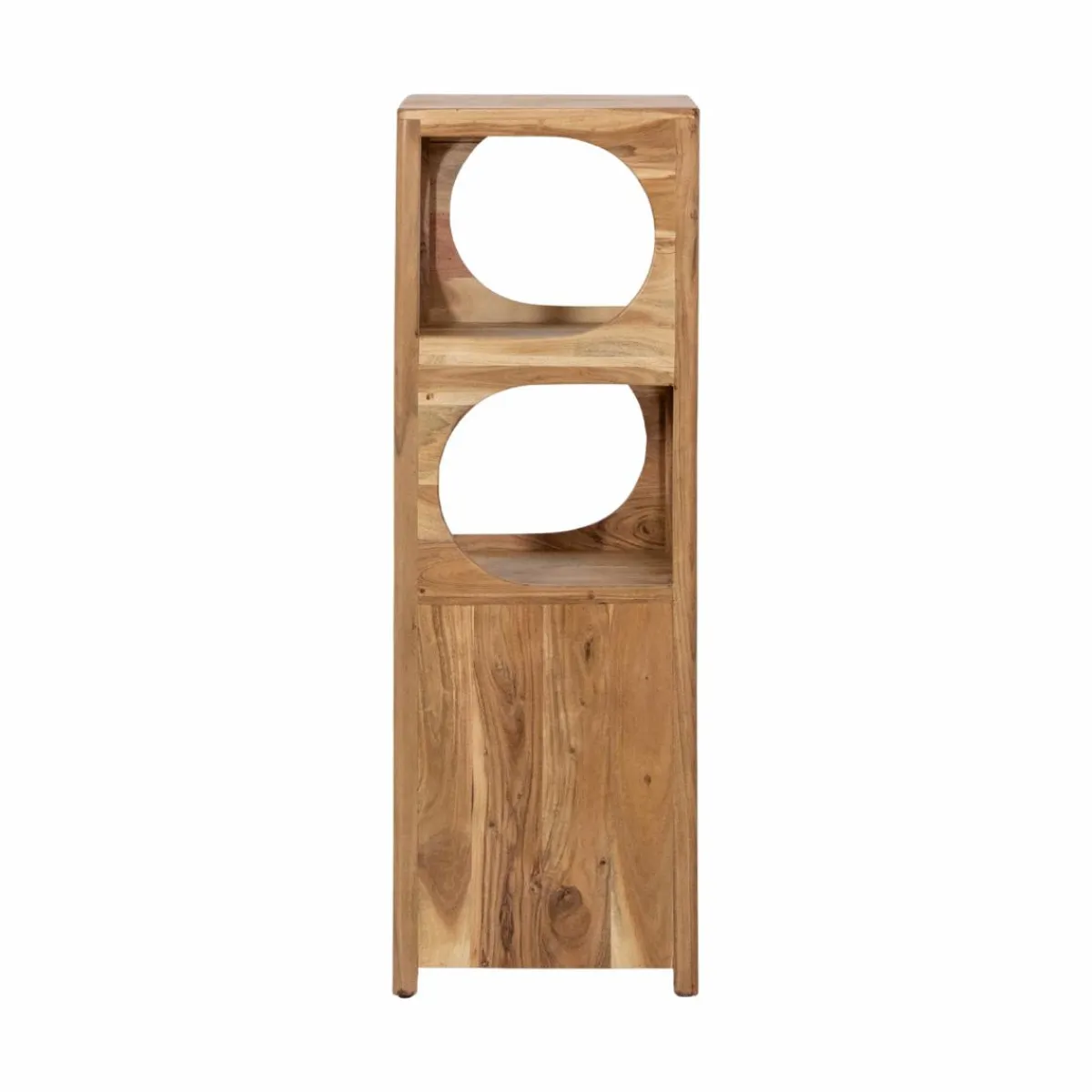 Made in Meubles Colonne 1 étagère en bois d'acacia Emyr