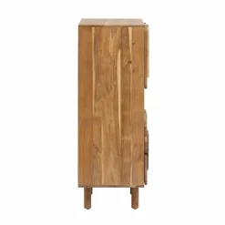 Made in Meubles Colonne de salle de bain en bois d'acacia Tilio