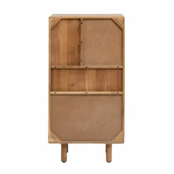 Made in Meubles Colonne de salle de bain en bois d'acacia Tilio