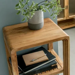 Made in Meubles Colonne en bois d'acacia massif Emyr
