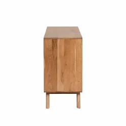 Made in Meubles Commode en bois d'acacia massif Iwa