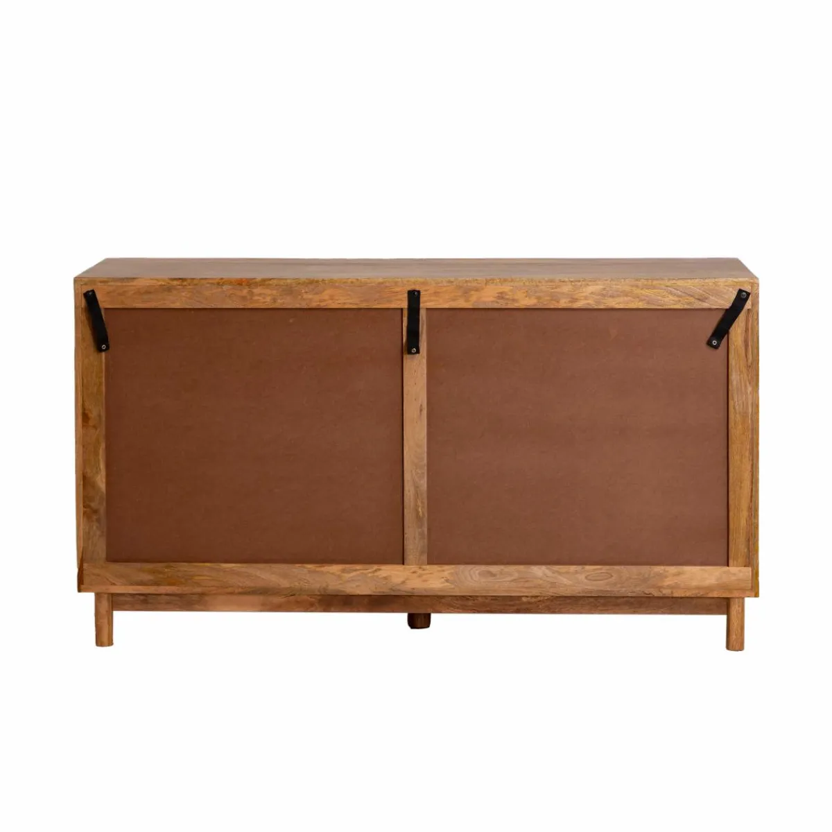 Made in Meubles Commode en bois de manguier et cannage Rim