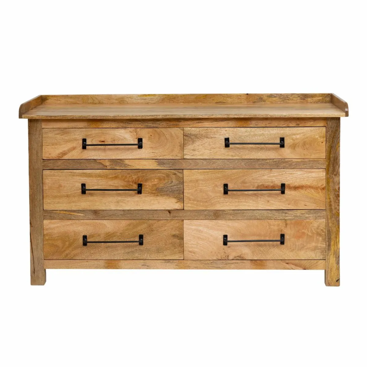 Made in Meubles Commode en bois de manguier 6 tiroirs Dolly