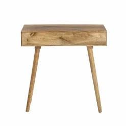 Made in Meubles Console avec rangement en bois de manguier Maëva