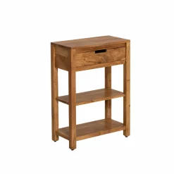 Made in Meubles Console avec tiroir en bois d'acacia Orane
