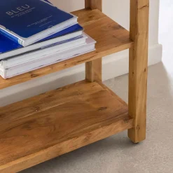 Made in Meubles Console avec tiroir en bois d'acacia Orane