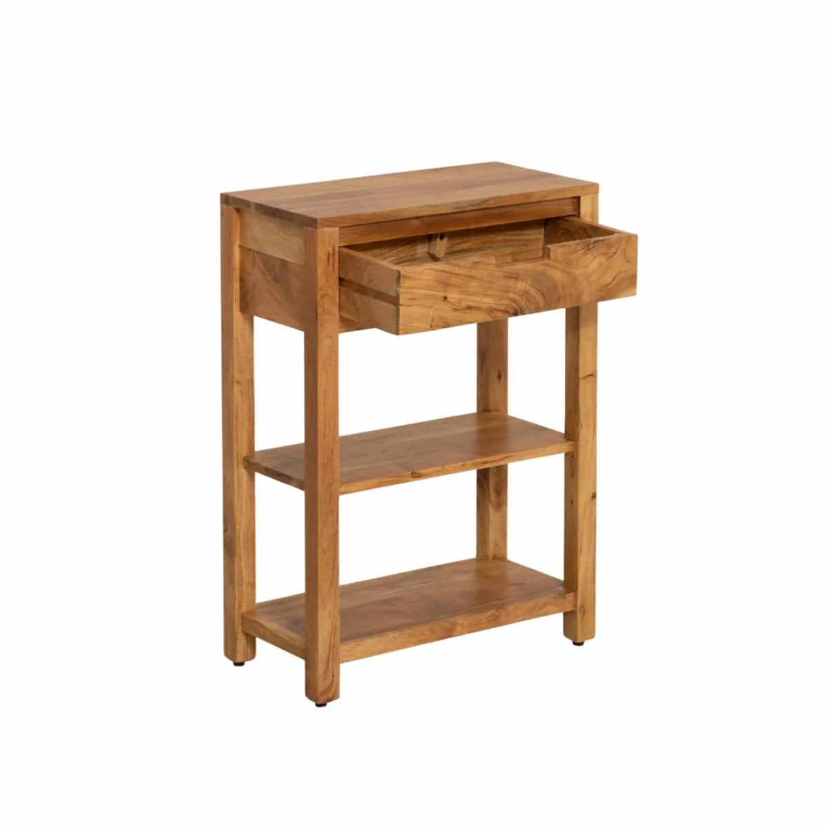 Made in Meubles Console avec tiroir en bois d'acacia Orane