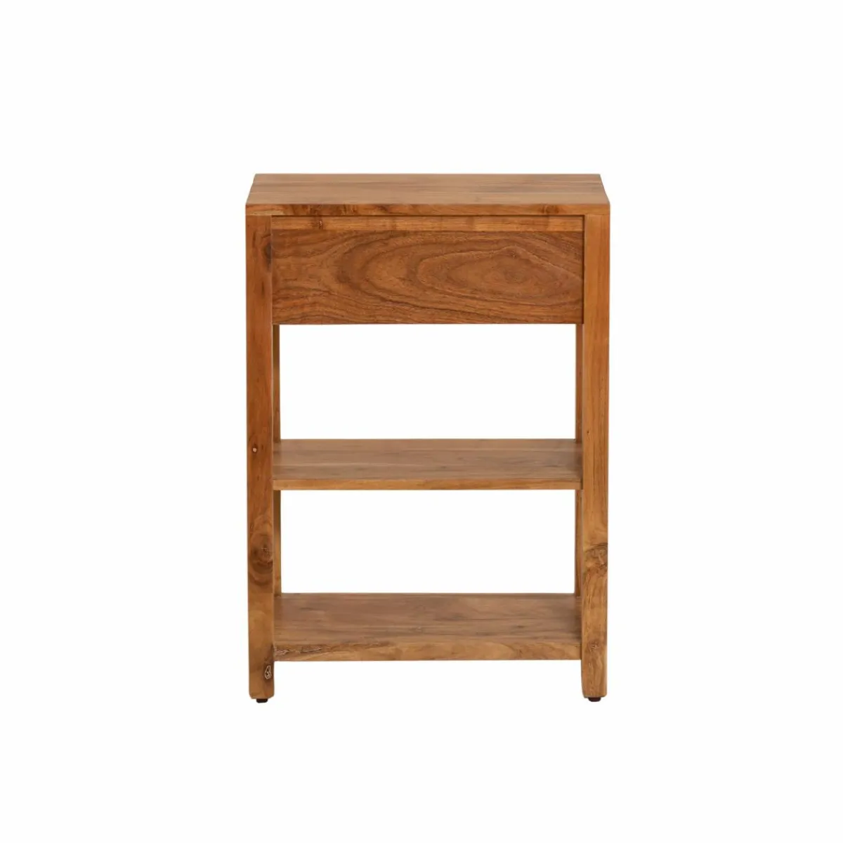 Made in Meubles Console avec tiroir en bois d'acacia Orane