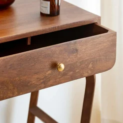 Made in Meubles Console en bois de manguier Sam