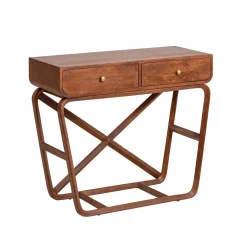 Made in Meubles Console en bois de manguier Sam