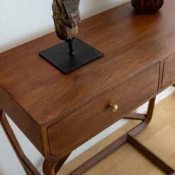 Made in Meubles Console en bois de manguier Sam