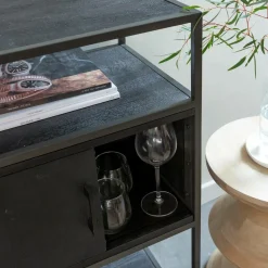 Made in Meubles Console en bois de manguier Lilian