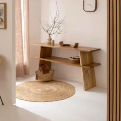 Made in Meubles Console en bois recyclé Corin