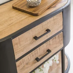 Made in Meubles Console en métal Achille