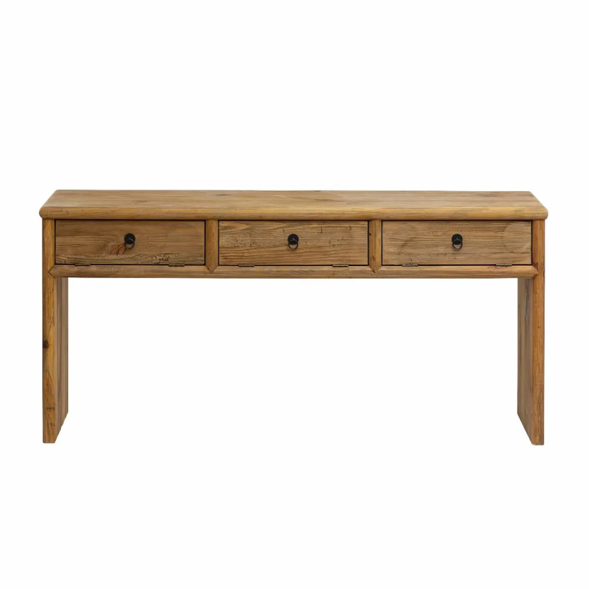 Made in Meubles Console en pin recyclé Blaise