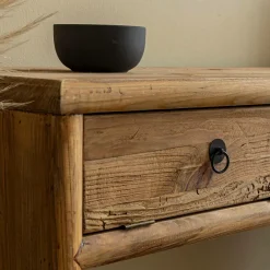 Made in Meubles Console en pin recyclé Blaise