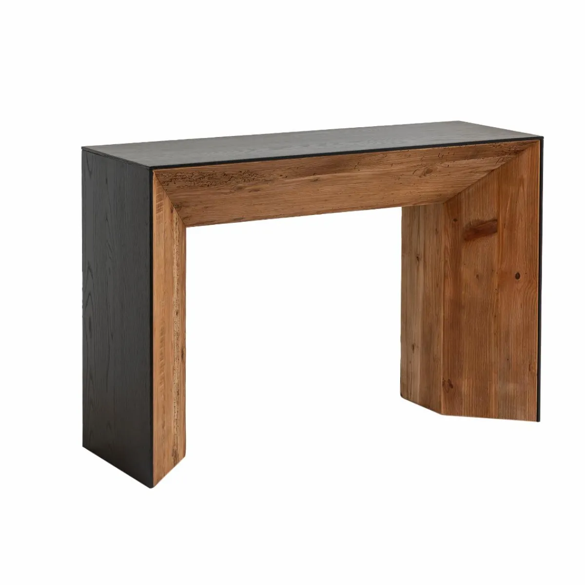 Made in Meubles Console en pin recyclé Constance
