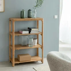 Made in Meubles Etagère en bois de manguier Emyr