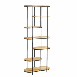 Made in Meubles Etagère en bois de manguier et métal Owen