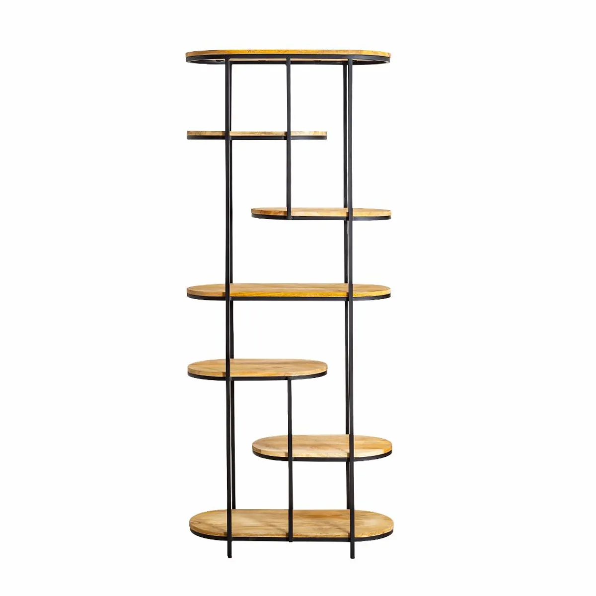 Made in Meubles Etagère en bois de manguier et métal Owen