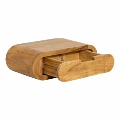 Made in Meubles Etagère murale arrondie en bois d'acacia Orane
