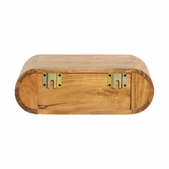 Made in Meubles Etagère murale arrondie en bois d'acacia Orane