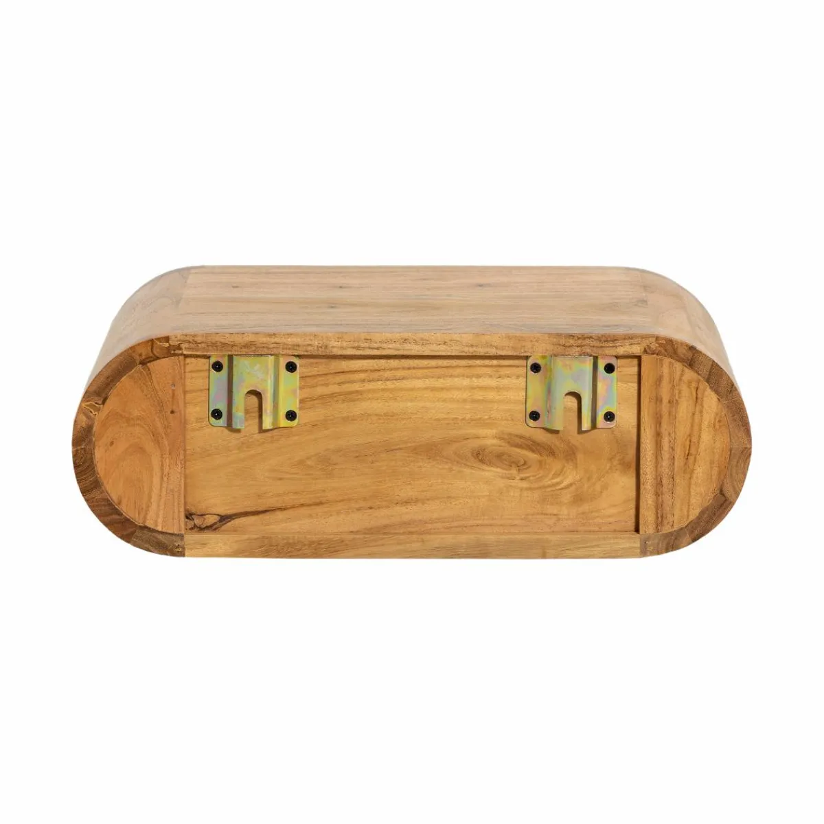 Made in Meubles Etagère murale arrondie en bois d'acacia Orane