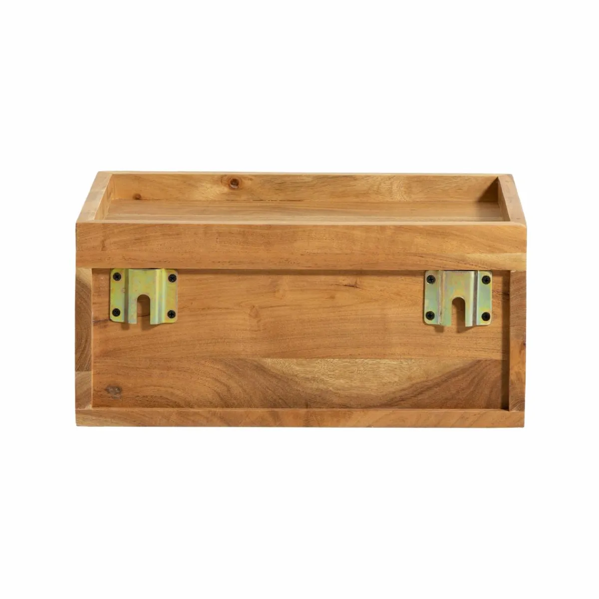Made in Meubles Etagère murale carrée en bois d'acacia Orane
