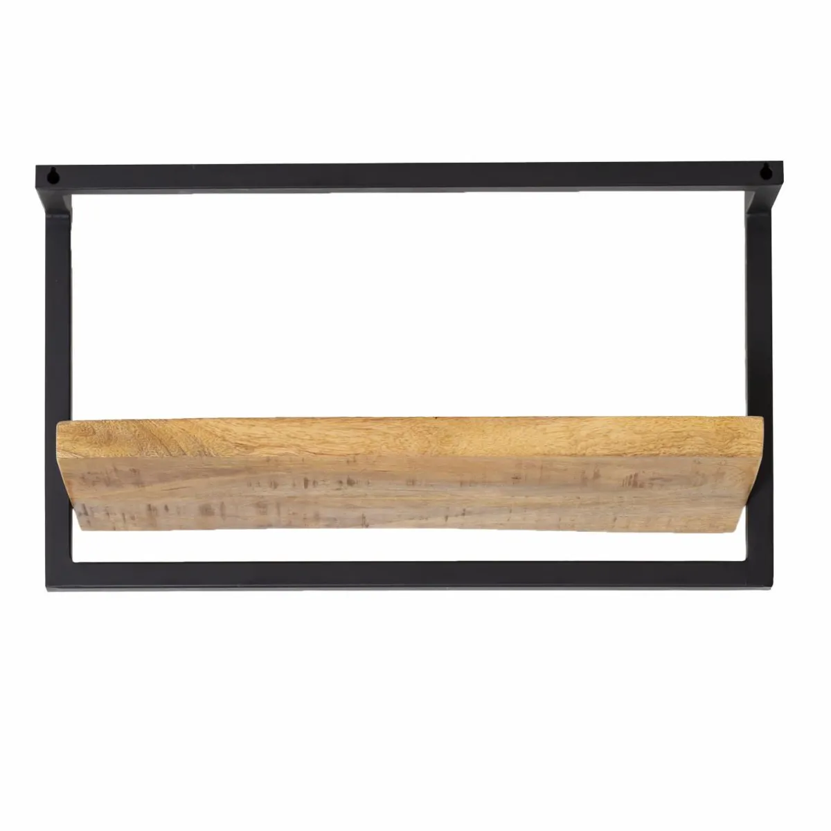 Made in Meubles Etagère murale en bois de manguier grand modèle Joie