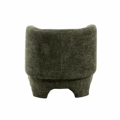 Made in Meubles Fauteuil arrondi en tissu Norton