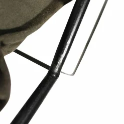 Made in Meubles Fauteuil assise suspendue kaki 2 places Rosalie