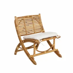 Made in Meubles Fauteuil cinéma en rotin 1 place Mayeul