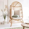 Made in Meubles Fauteuil confort haut en rotin Rattan
