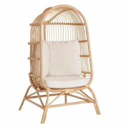 Made in Meubles Fauteuil confort haut en rotin Rattan