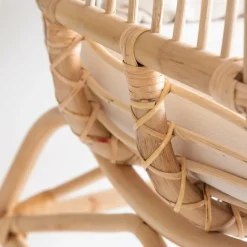 Made in Meubles Fauteuil confort haut en rotin Rattan