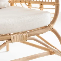 Made in Meubles Fauteuil confort haut en rotin Rattan