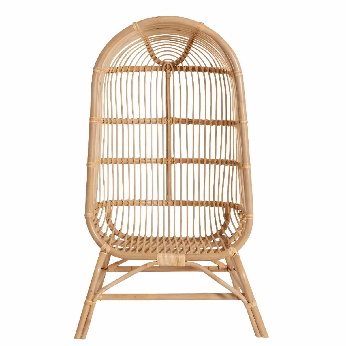 Made in Meubles Fauteuil confort haut en rotin Rattan