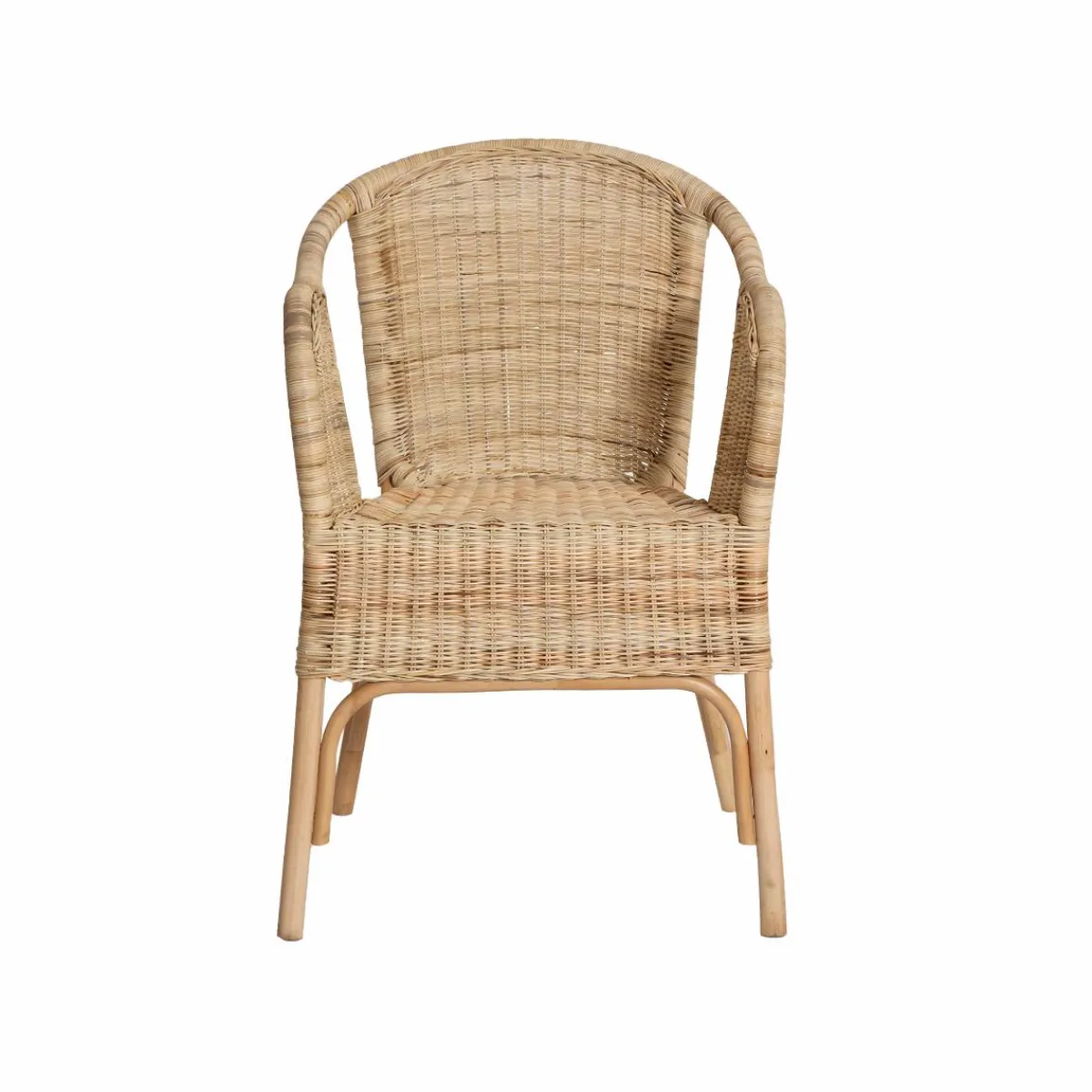 Made in Meubles Fauteuil de jardin en rotin Nohan